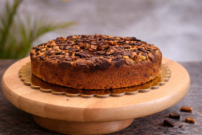 Roasted Almond Chocolate Zucchini Cake